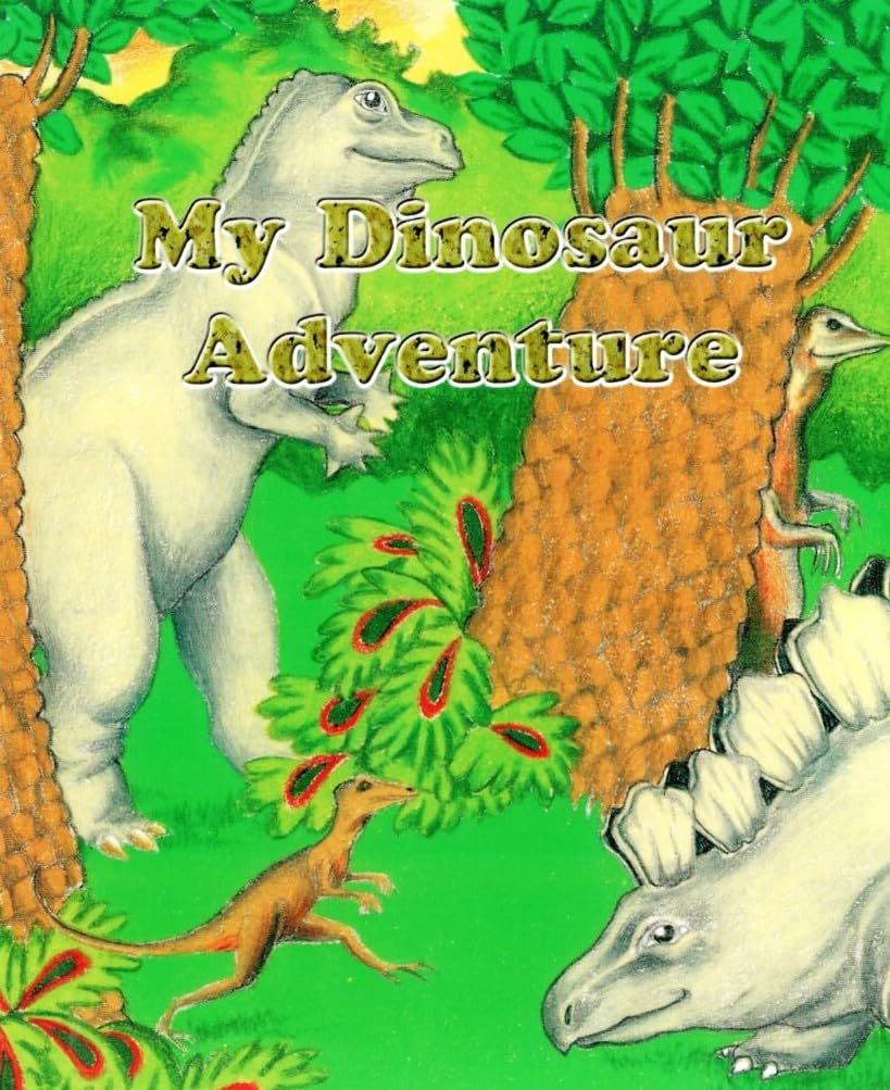 Personalized Dinosaur Adventure Children's Book - Custom Name Hardcover Story Book for Kids Ages 3-10 - Educational Jurassic Tale Gift