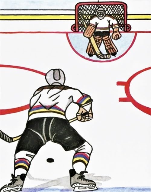 Personalized Hockey Book - Custom Name Sports Story for Kids Ages 3-8 | Hardcover