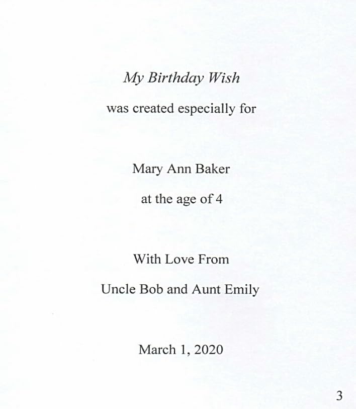 Personalized Birthday Book - Custom Name Children's Hardcover Story for Kids Ages 3-8