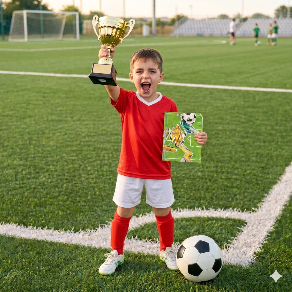 Personalized Soccer Children's Book - Custom Name Soccer Star Adventure | Ages 3-10 Hardcover