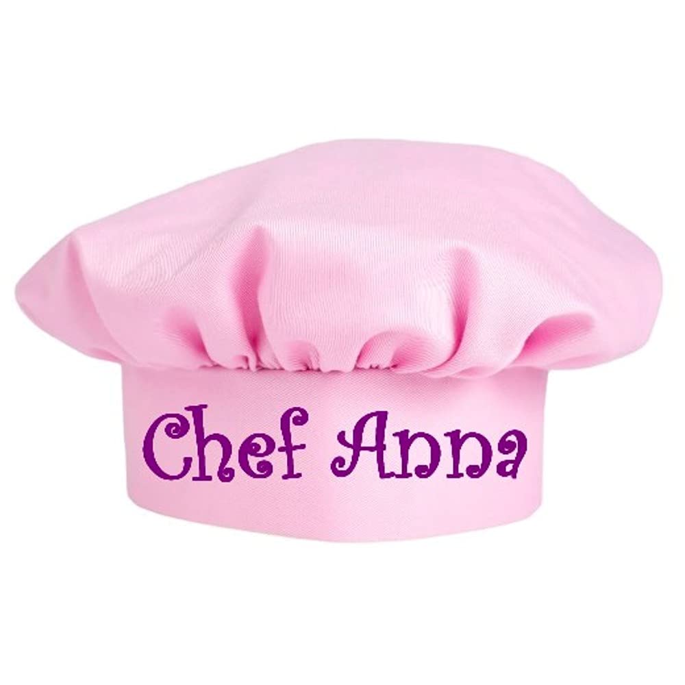 Personalized Kids Chef Hat with Embroidered Name | Custom Children's Cooking Hat