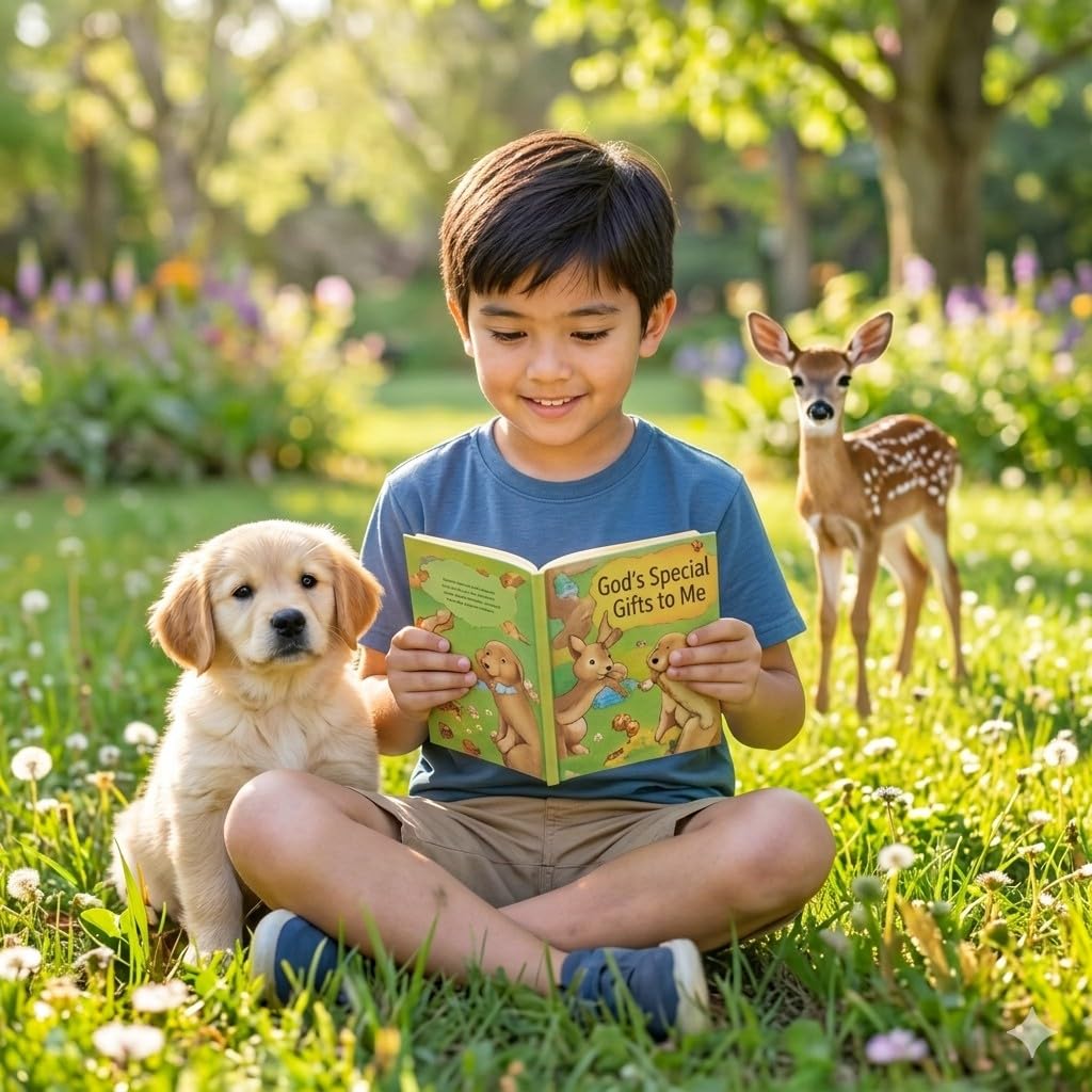 God's Gifts to Me Personalized Children's Book - Custom Name Religious Story Book for Kids Ages 3+ - Hardcover Inspirational Christian Gift