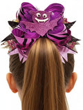 Halloween Bat Hair Bow 5 Inch Size