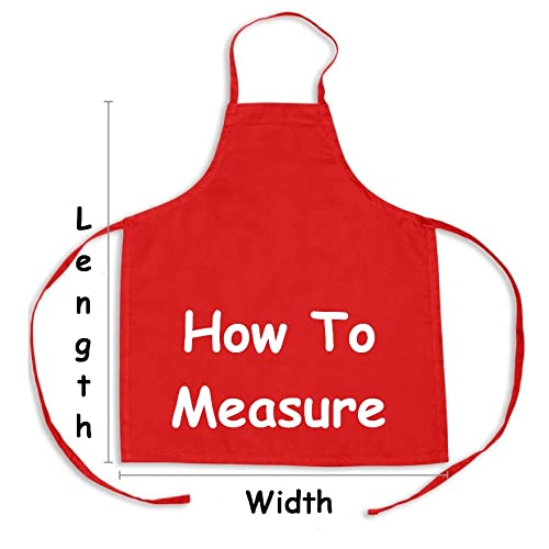 Personalized Kids Apron with Embroidered Name - Artist Design | Ages 3-11 & Adult