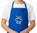 Personalized Kids Apron with Embroidered Name - Chef Design | Ages 3-11 & Adult