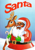 Personalized Santa Children's Book - Ethnic Version with Custom Name | Ages 2-8 Hardcover