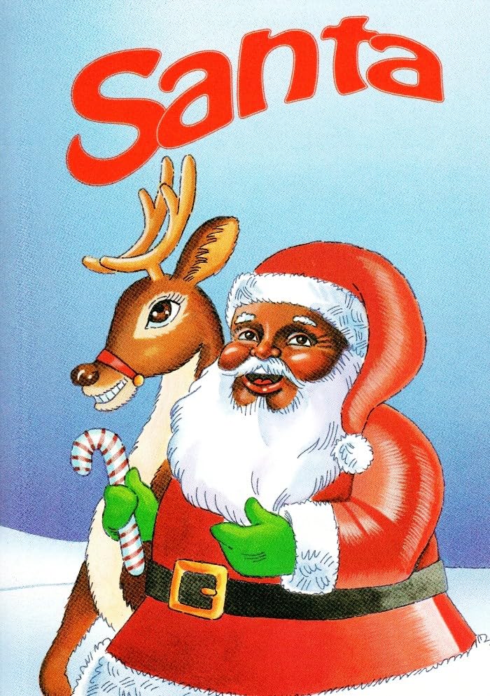 Personalized Santa Children's Book - Ethnic Version with Custom Name | Ages 2-8 Hardcover