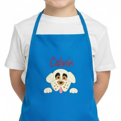 Personalized Kids Apron with Name | Custom Embroidered Children's Apron