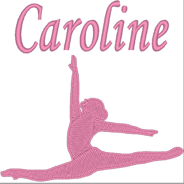 Personalized Drawstring Tote Bag with Name Embroidery and Design Choice