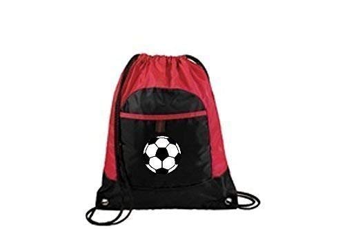 Personalized Drawstring Tote Bag with Name Embroidery and Design Choice