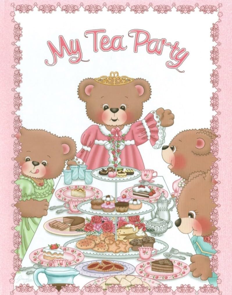 Personalized Tea Party Children's Book - Custom Name Hardcover Story Book for Girls Ages 3-10 - Educational Social Skills Gift