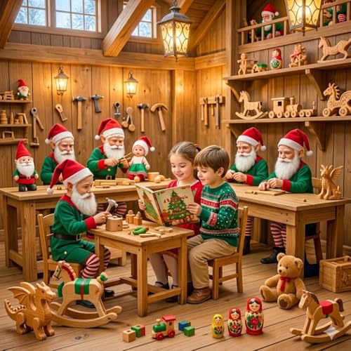 Personalized Christmas Children's Book - My Christmas Wish | Custom Name Holiday Story for Kids Ages 3-8