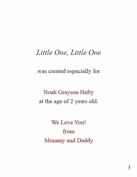 Little One, Little One - Personalized Children's Book with Custom Name | Animal Counting & Colors for Ages 1-5