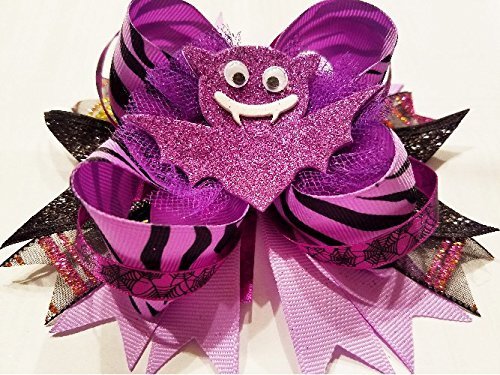 Halloween Ghost Hair Bow 5 Inch Size