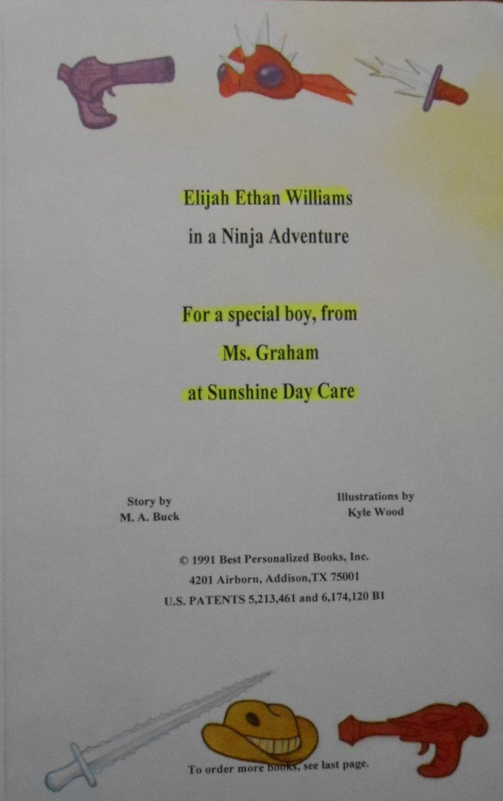 Personalized Ninja Book - Custom Name Adventure Story for Kids Ages 3-8 | Hardcover